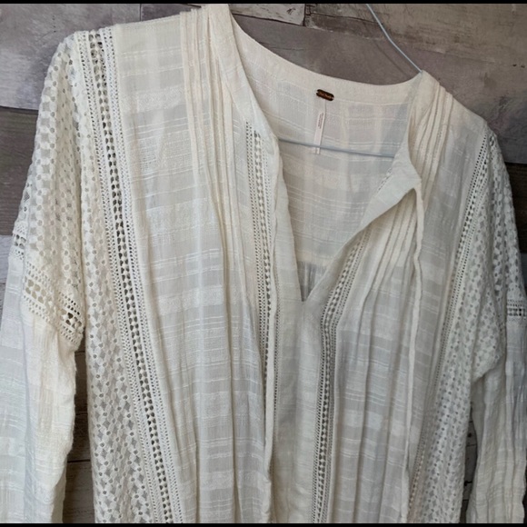 SOLD SOLD SOLD‼️Free People Eyelet Dress‼️ - Picture 2 of 6